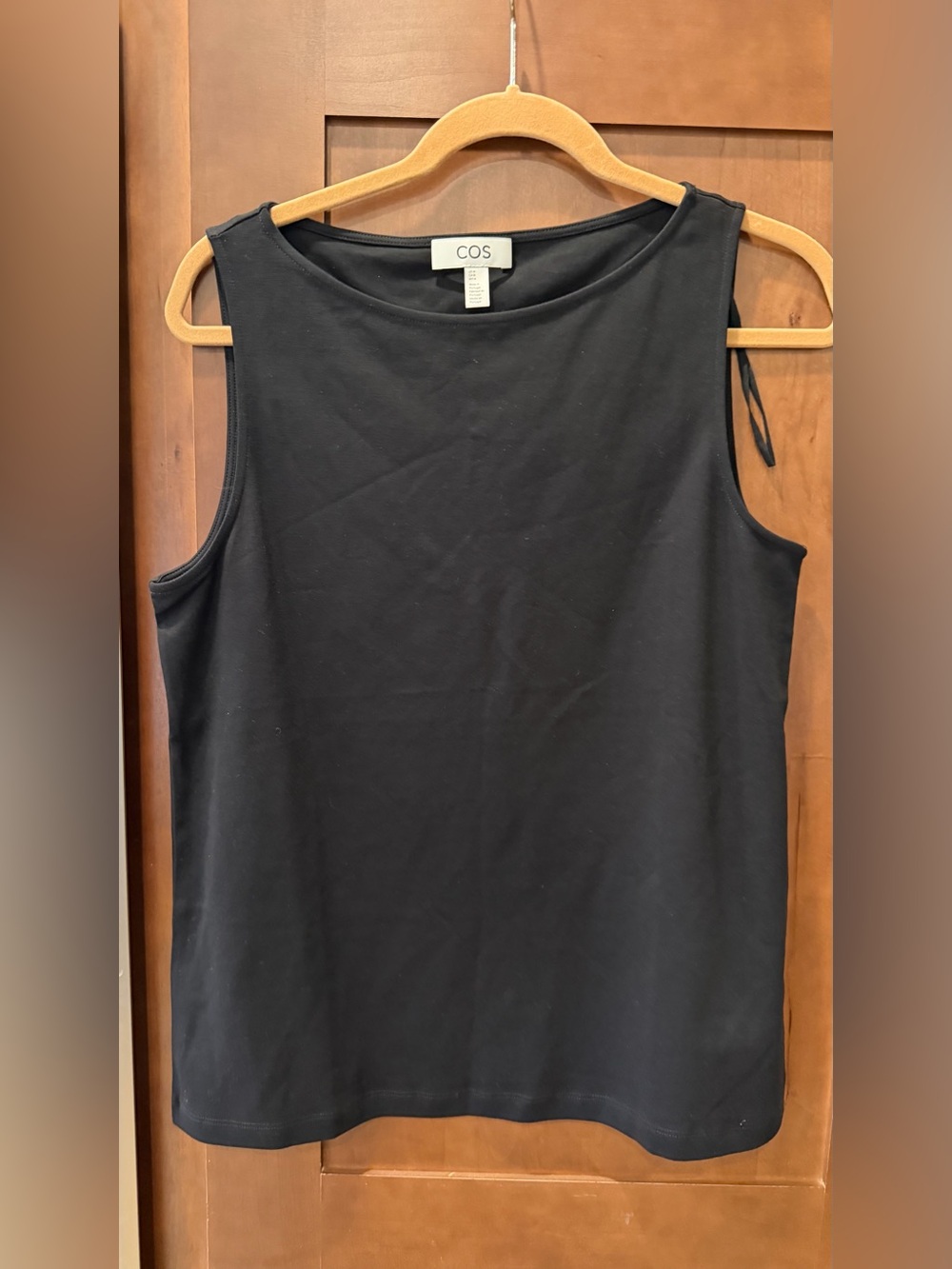 COS Black Sleeveless Tank Top
